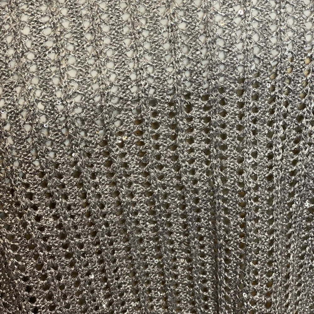 WHBM Silver Sparkly Ombré Sweater Top Combo - Picture 5 of 13